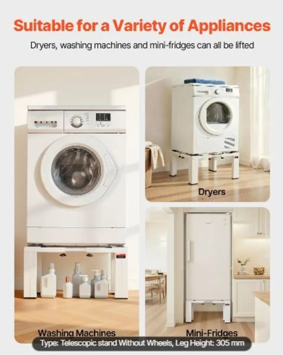 Laundry Pedestal, 305 mm Height - Image 4