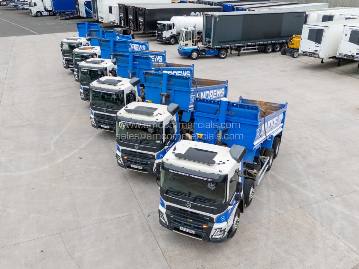 CHOICE OF 6 2021 VOLVO FMX TIPPERS - Image 2