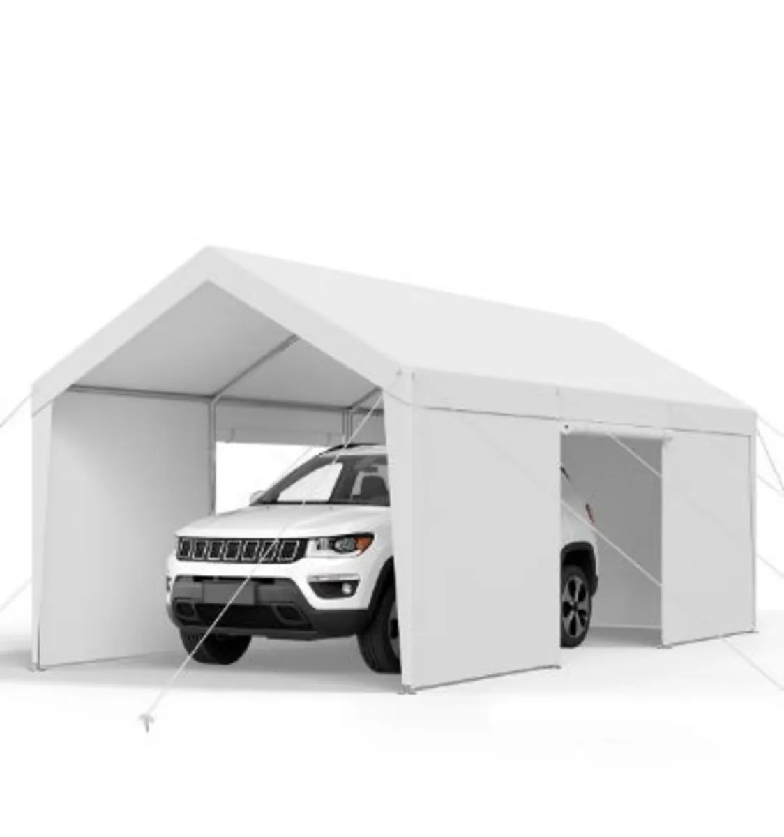 Carport, 12 x 20 FT Outdoor Car Canopy - Image 1