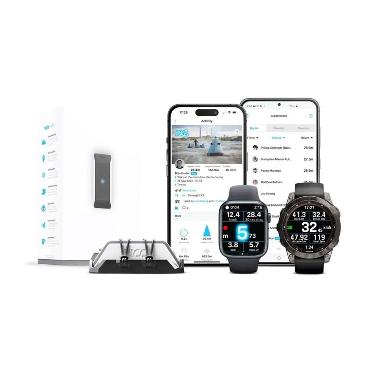Woo 4.0 Kiteboard Jumps Sensor Package - Image 1