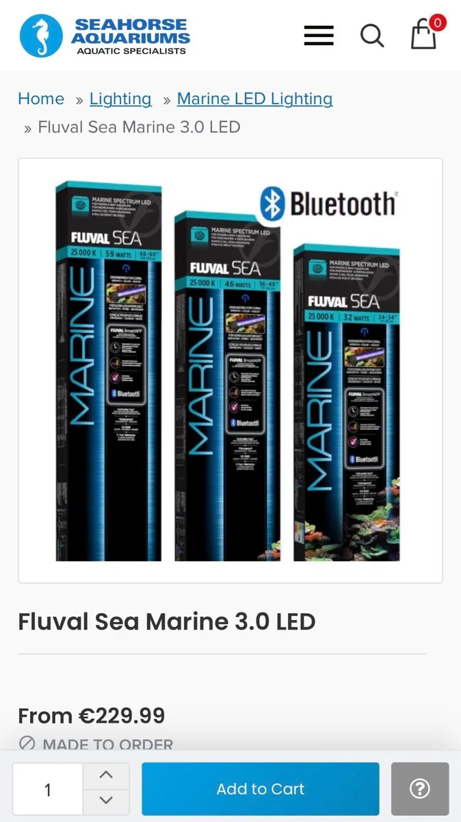 Fluval Marine 3.0 Led light - Image 1