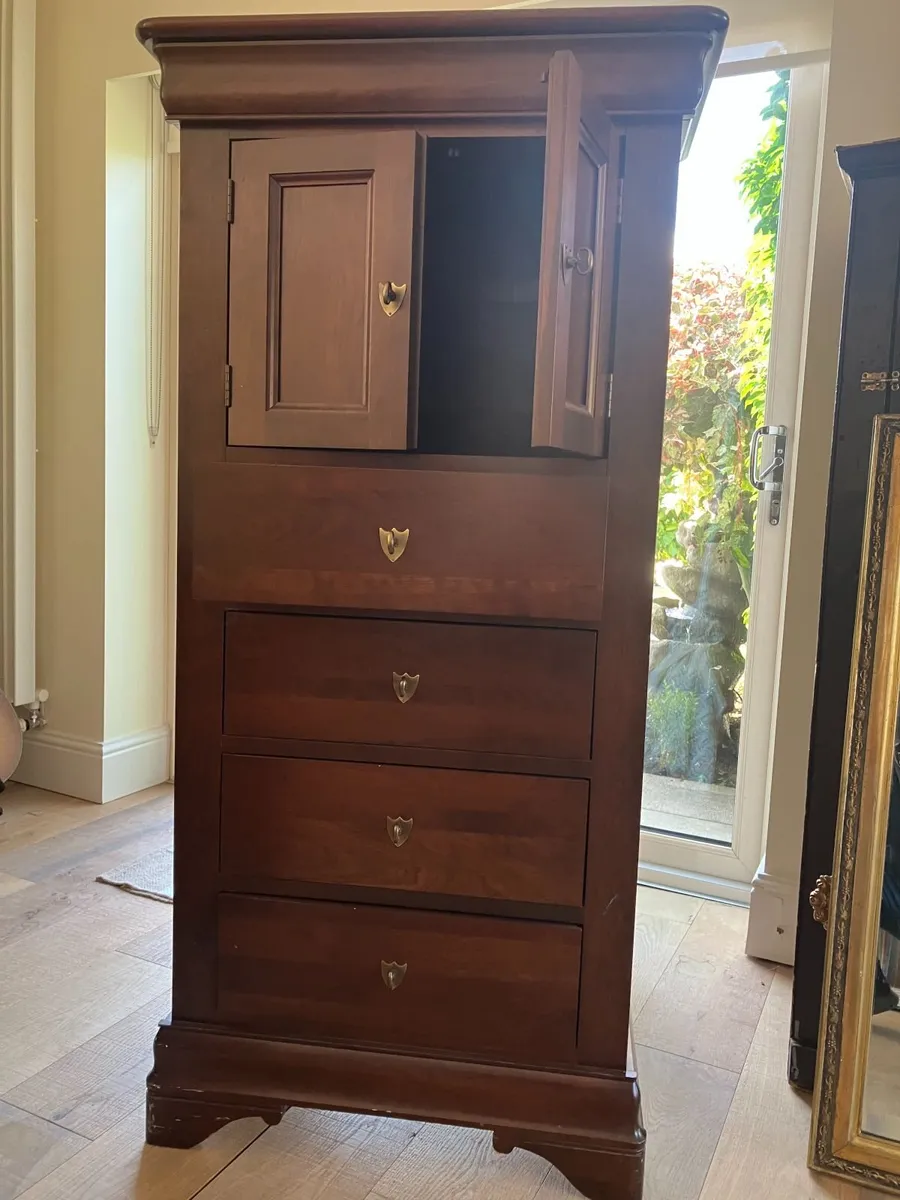 Dark Wood Gentleman's Chest - Image 2