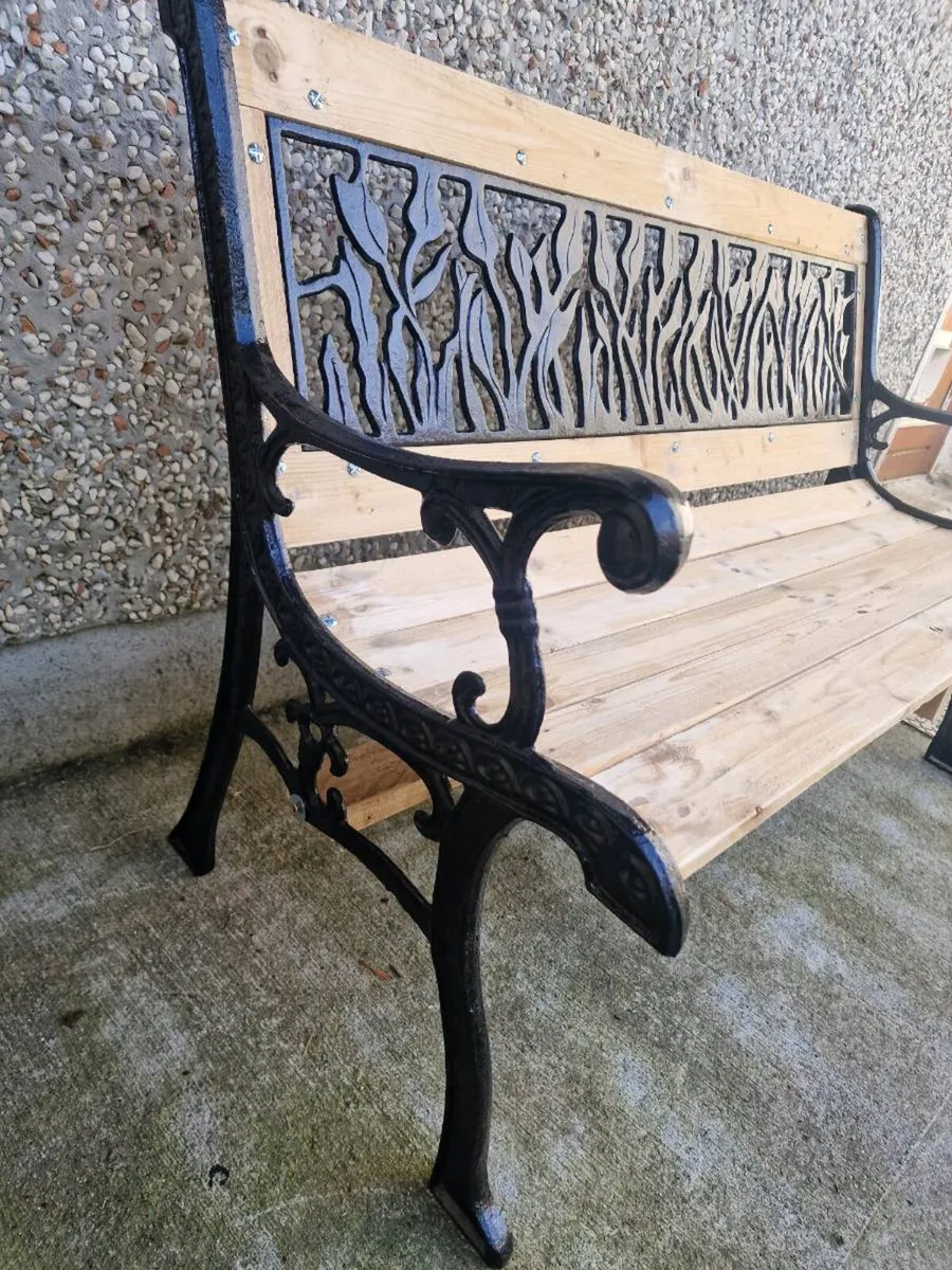 Garden bench cast iron - Image 4