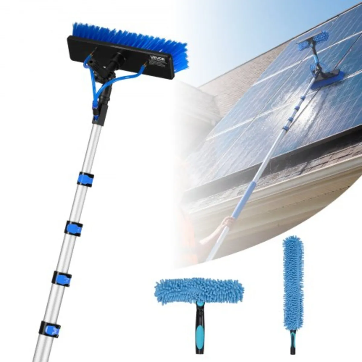 7.365 m, Water Fed Pole Kit with Cleaning Brush, S - Image 1