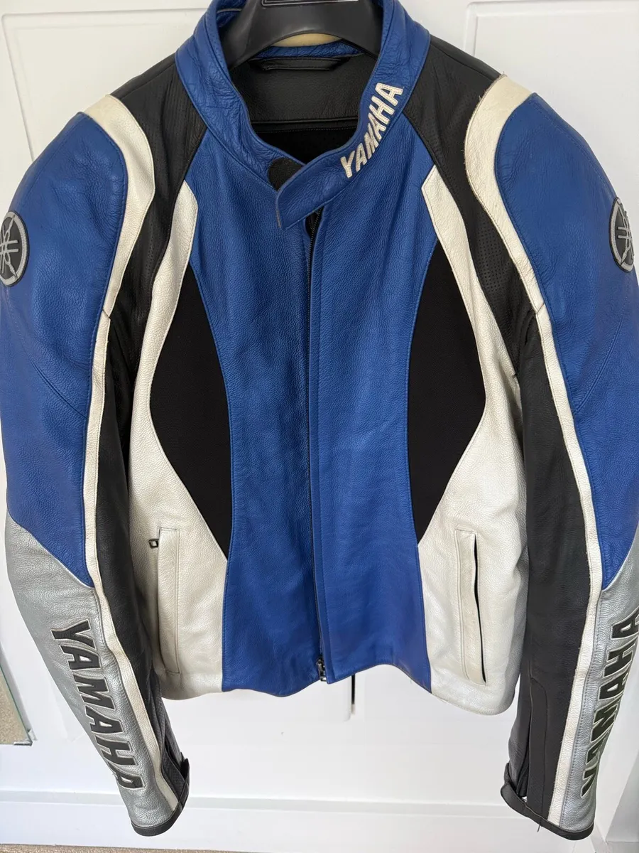Yamaha Leather Jacket.  Dainese Jacket and Jeans - Image 1