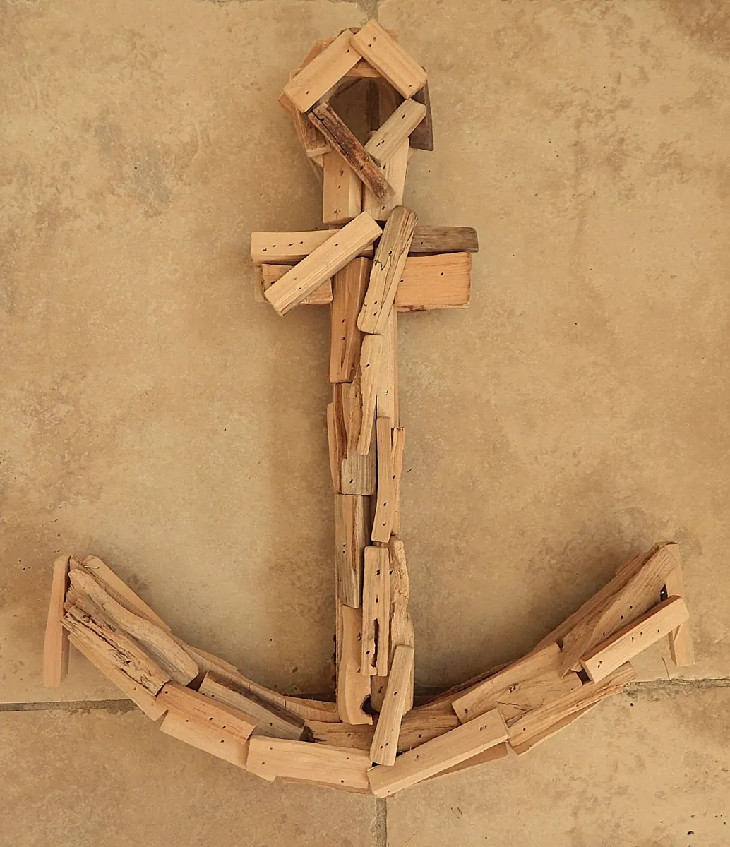 Handmade Nautical Driftwood Wall Art Pieces - Image 2