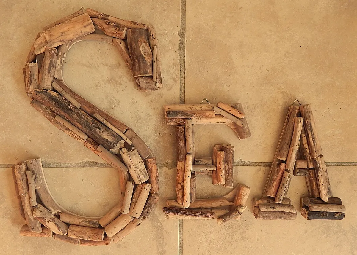 Handmade Nautical Driftwood Wall Art Pieces - Image 3
