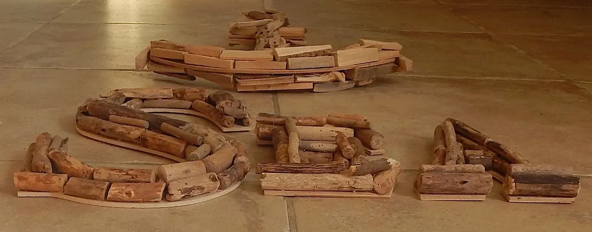 Handmade Nautical Driftwood Wall Art Pieces - Image 4