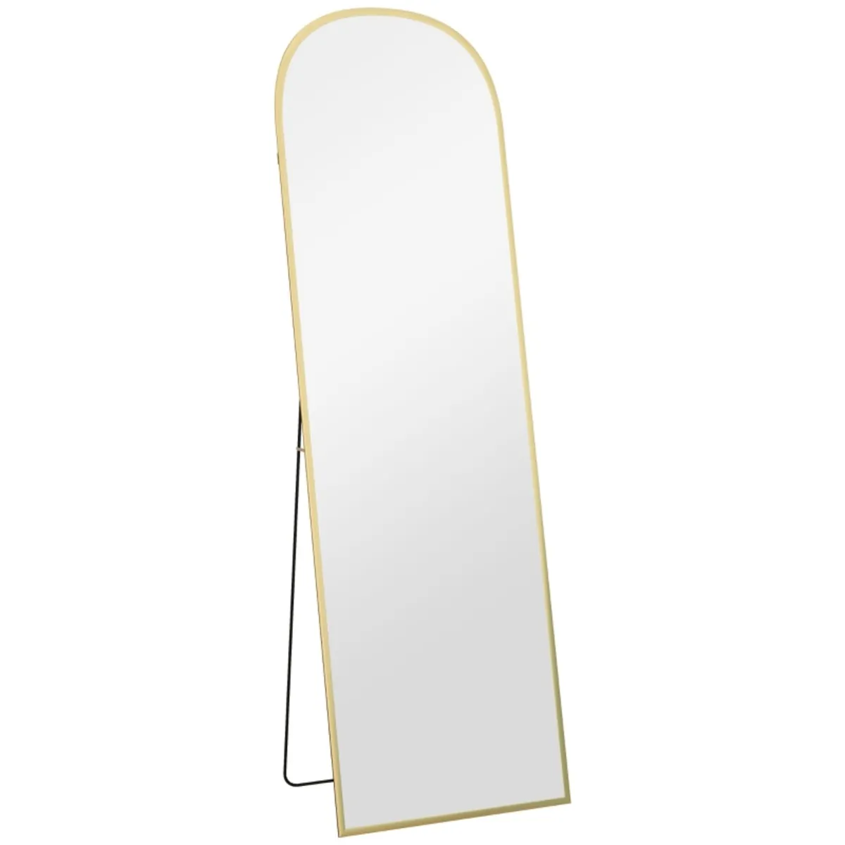 162cm Aluminium Frame Standing Mirror - Gold

Feat - Image 1