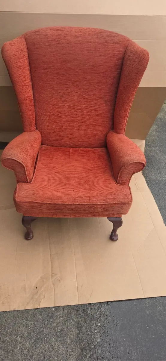Wingback armchair