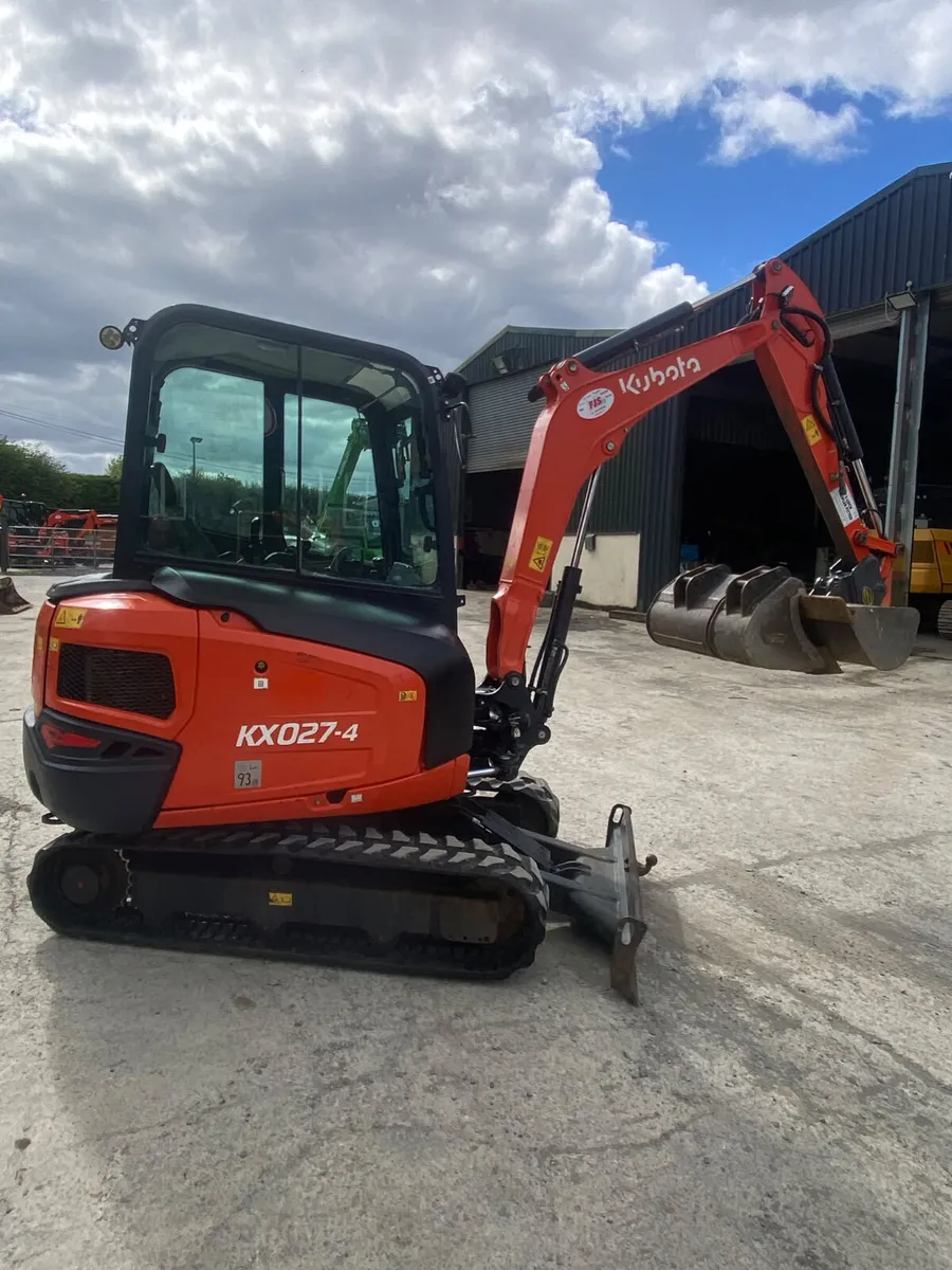 Kubota KX027-4 Mini Excavator – 2017 - Image 3