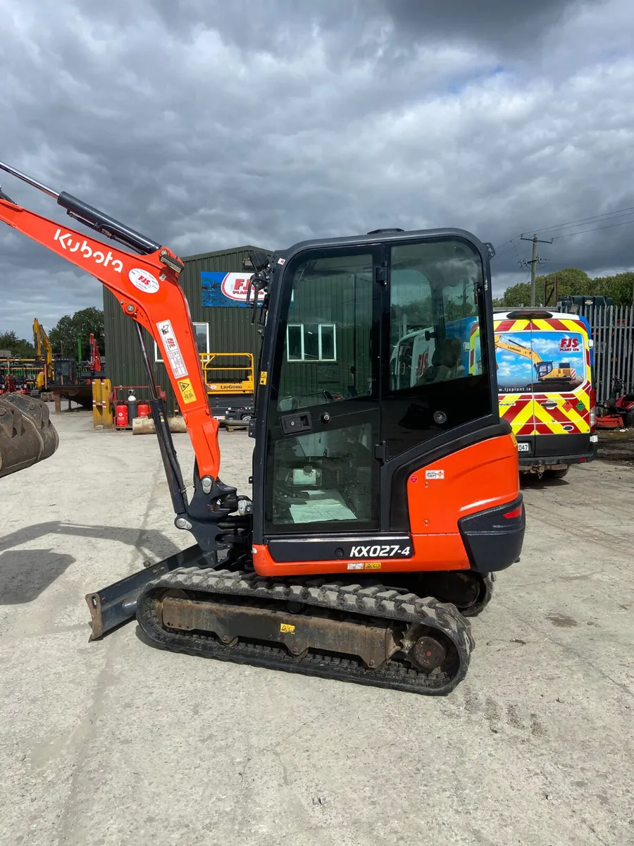 Kubota KX027-4 Mini Excavator – 2017 - Image 2