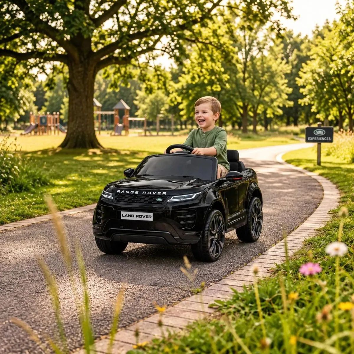 Range Rover Evoque 12V Electric Ride On Jeep Black - Image 1