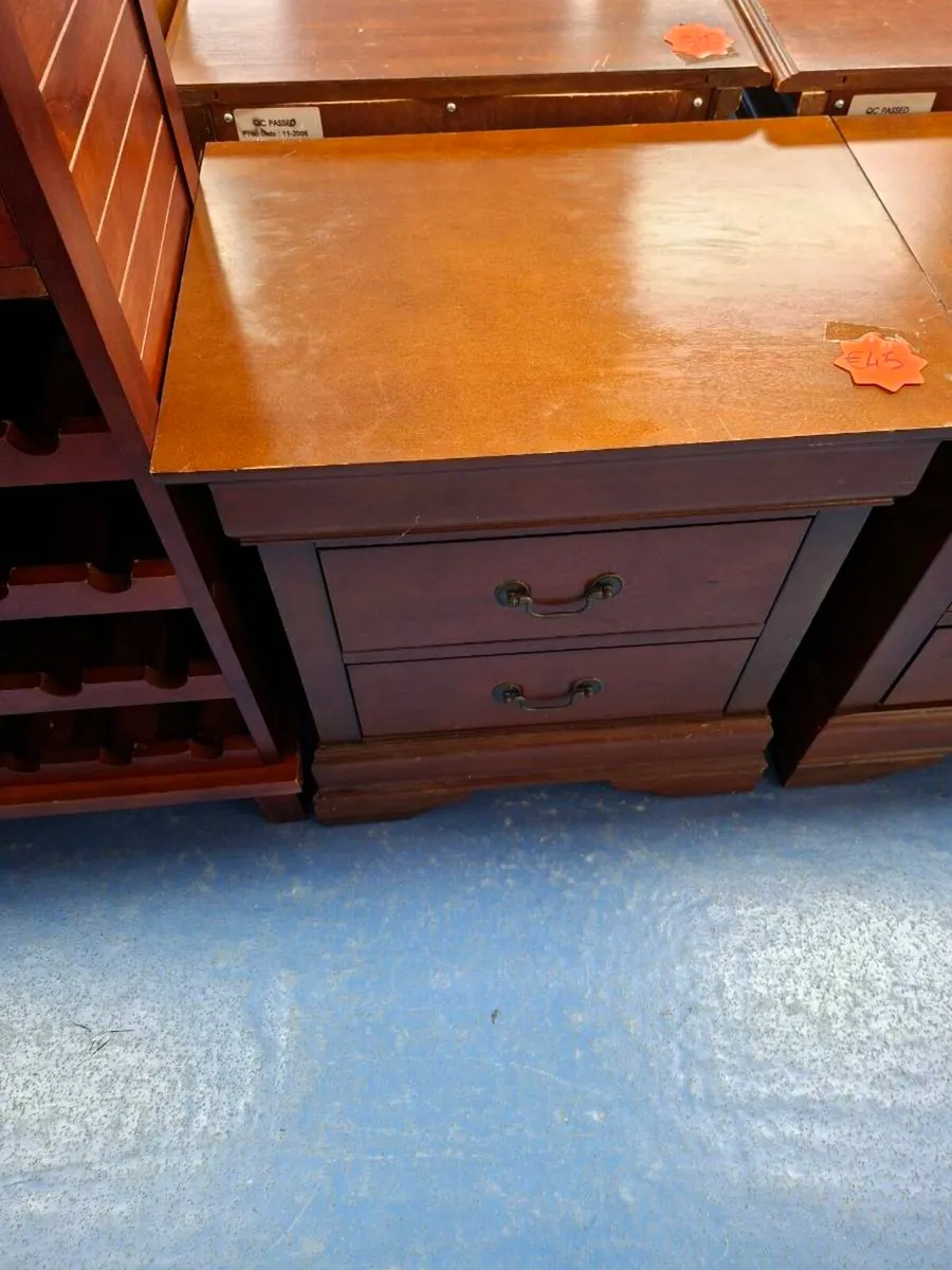 BEDSIDE LOCKERS X 2 - Image 2