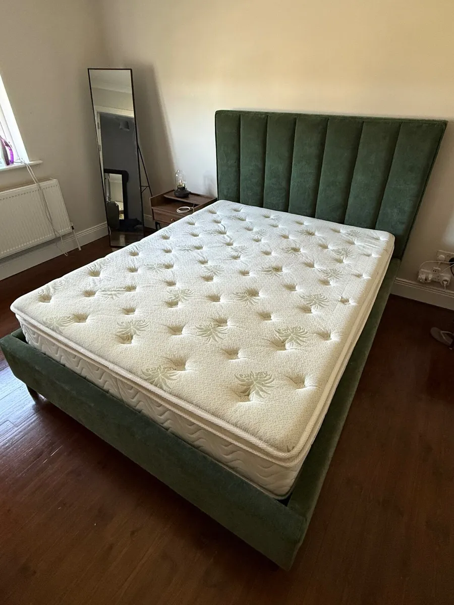 BRAND NEW King Bed Frame and Mattress - Image 1