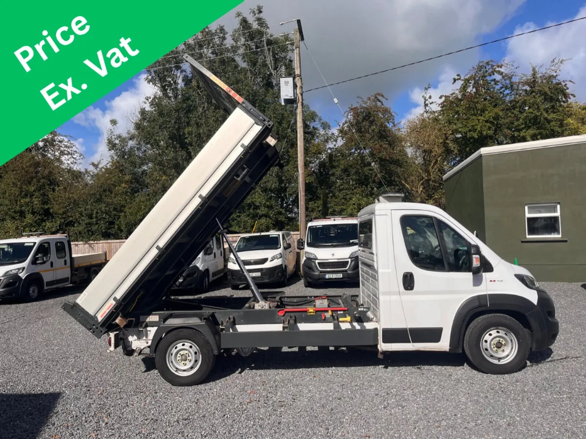 Fiat Ducato S/Cab 3 Way Tipper 2.3L 140BHP - Image 1