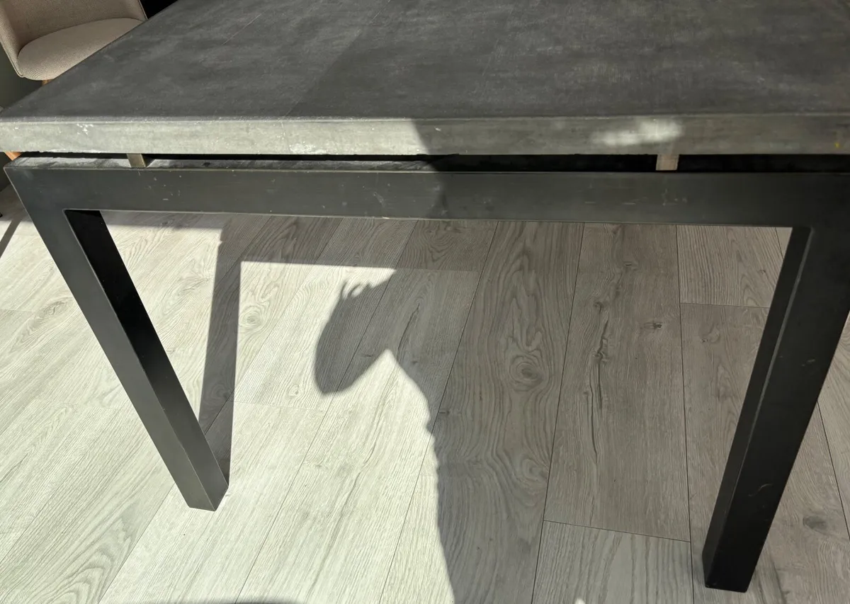 Free Concrete Top Dining Table - Image 2