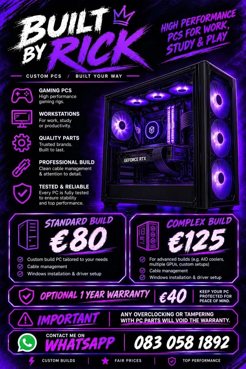 Custom Built PCs - Image 1