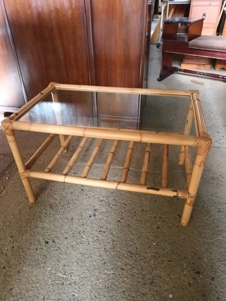 Wicker Coffee Table - Image 1