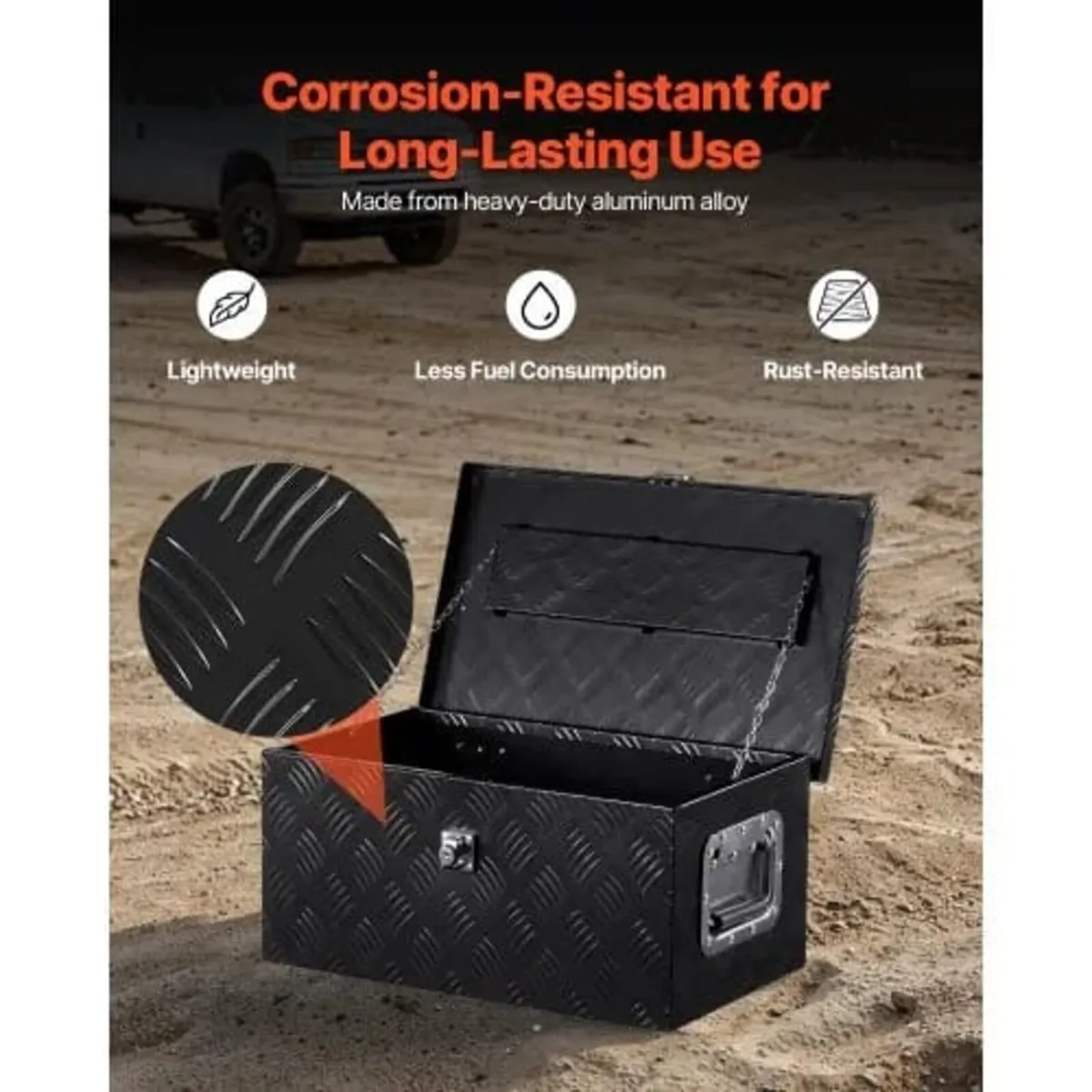 Truck Bed Tool Box, Pickup, RV, 20"x12"x9.5"(508x3 - Image 4