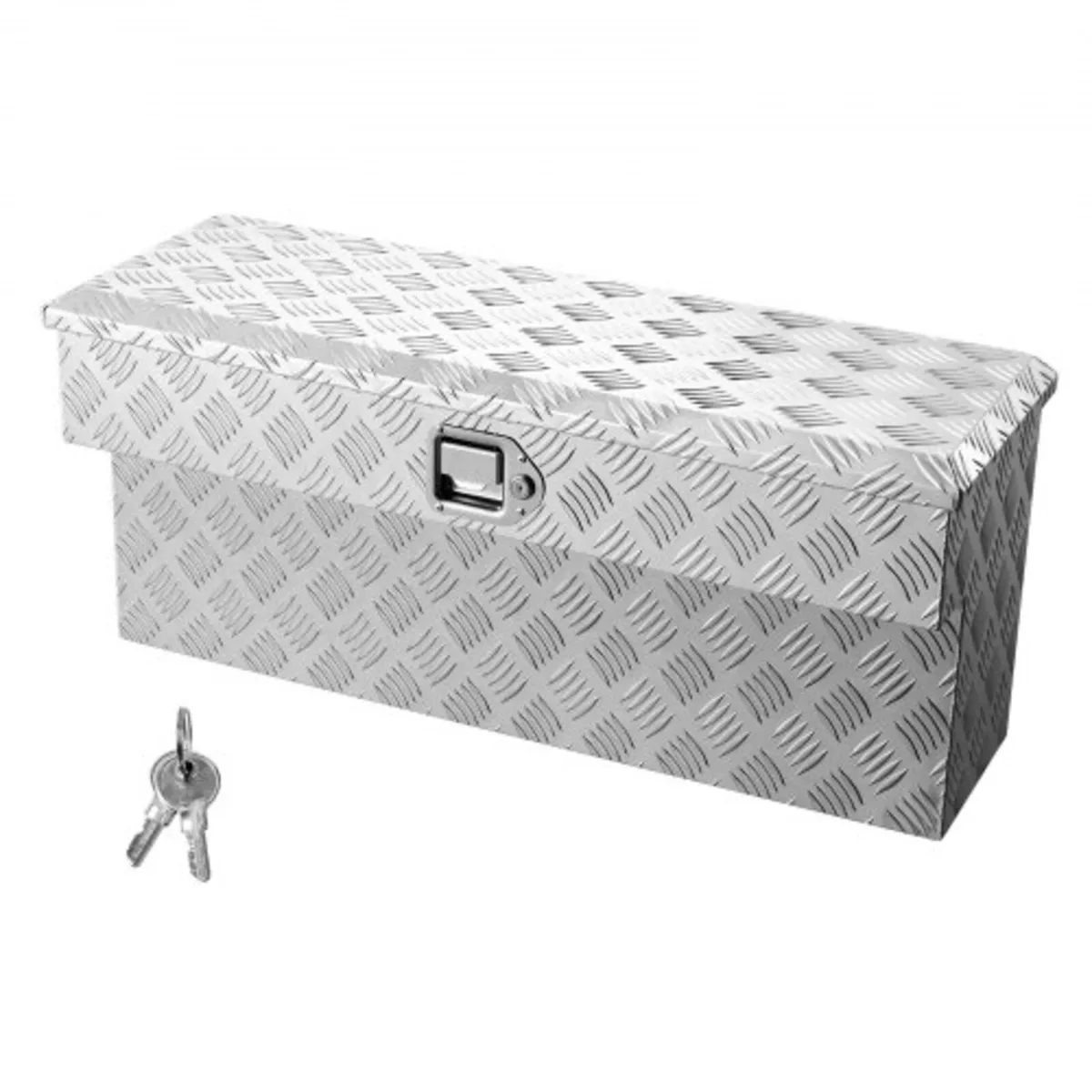 Heavy Duty Aluminum Tool Box with Tread Patterns, - Image 1