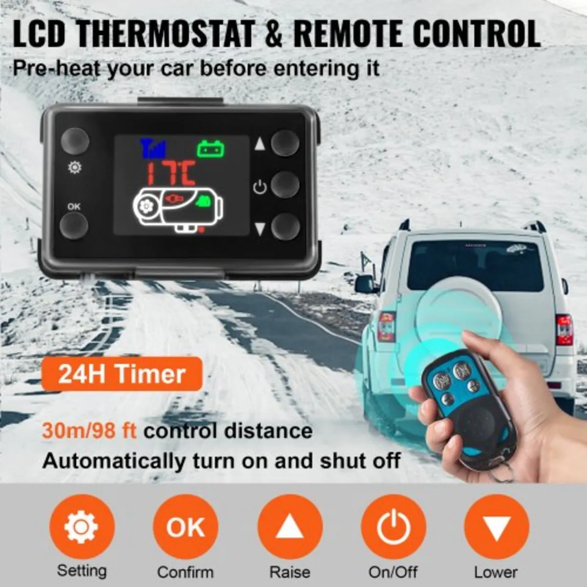 12V Diesel Parking Heater, 5-8KW Diesel Air Heater - Image 2
