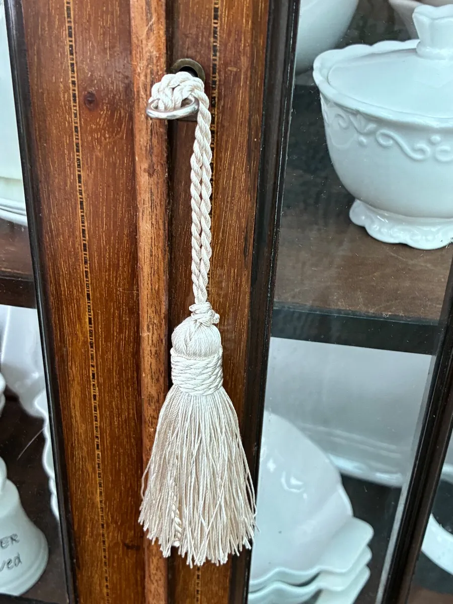 Edwardian Antique Display Cabinet - Image 3