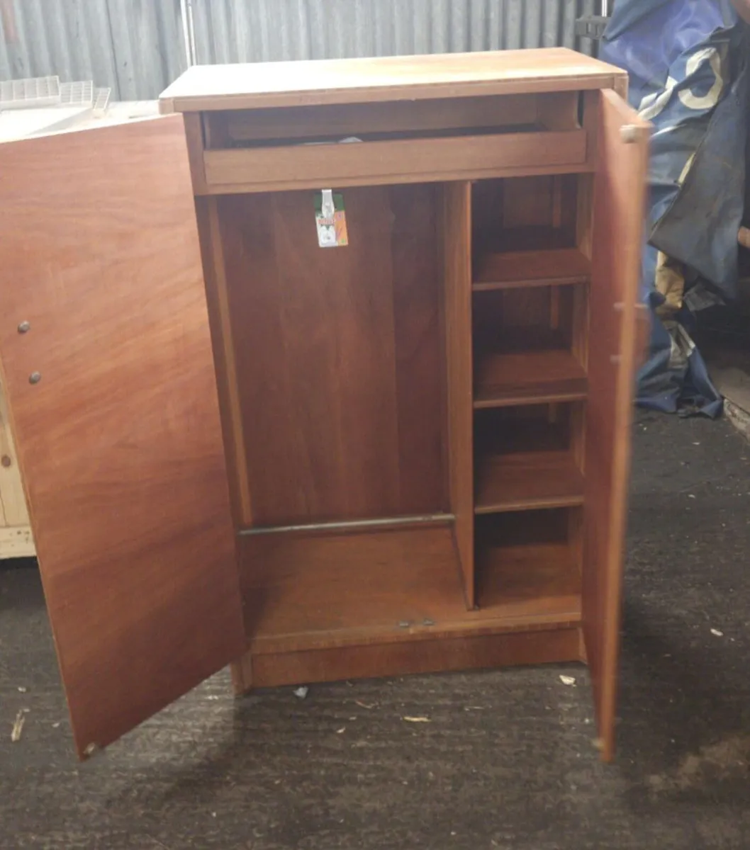 Vintage wooden wardrobe - Image 1