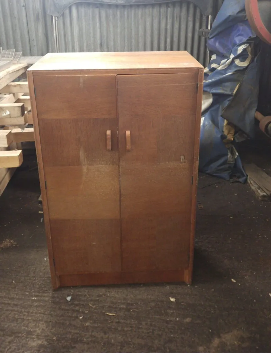 Vintage wooden wardrobe - Image 4