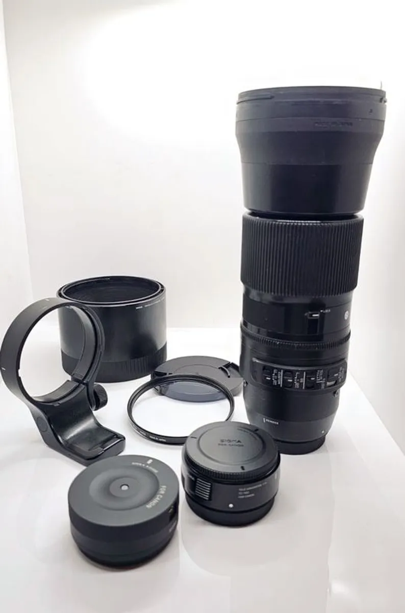 Sigma 150-600mm Contemporary for Canon + 1.4x Teleconverter + USB Dock - Image 2