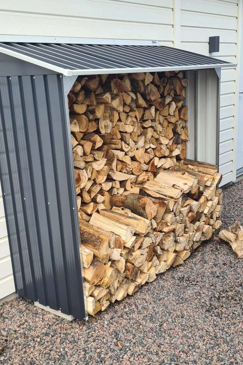 🔥🪵 NEW – COOLA METAL WOODSTORE – GREY 🪵🔥 - Image 2