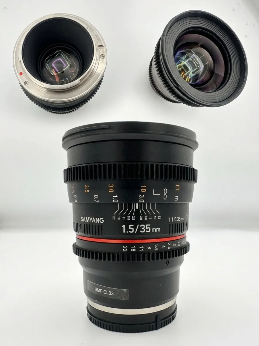 Samyang / Rokinon VDSLR Cine Prime Lens Set of 5 - Image 1
