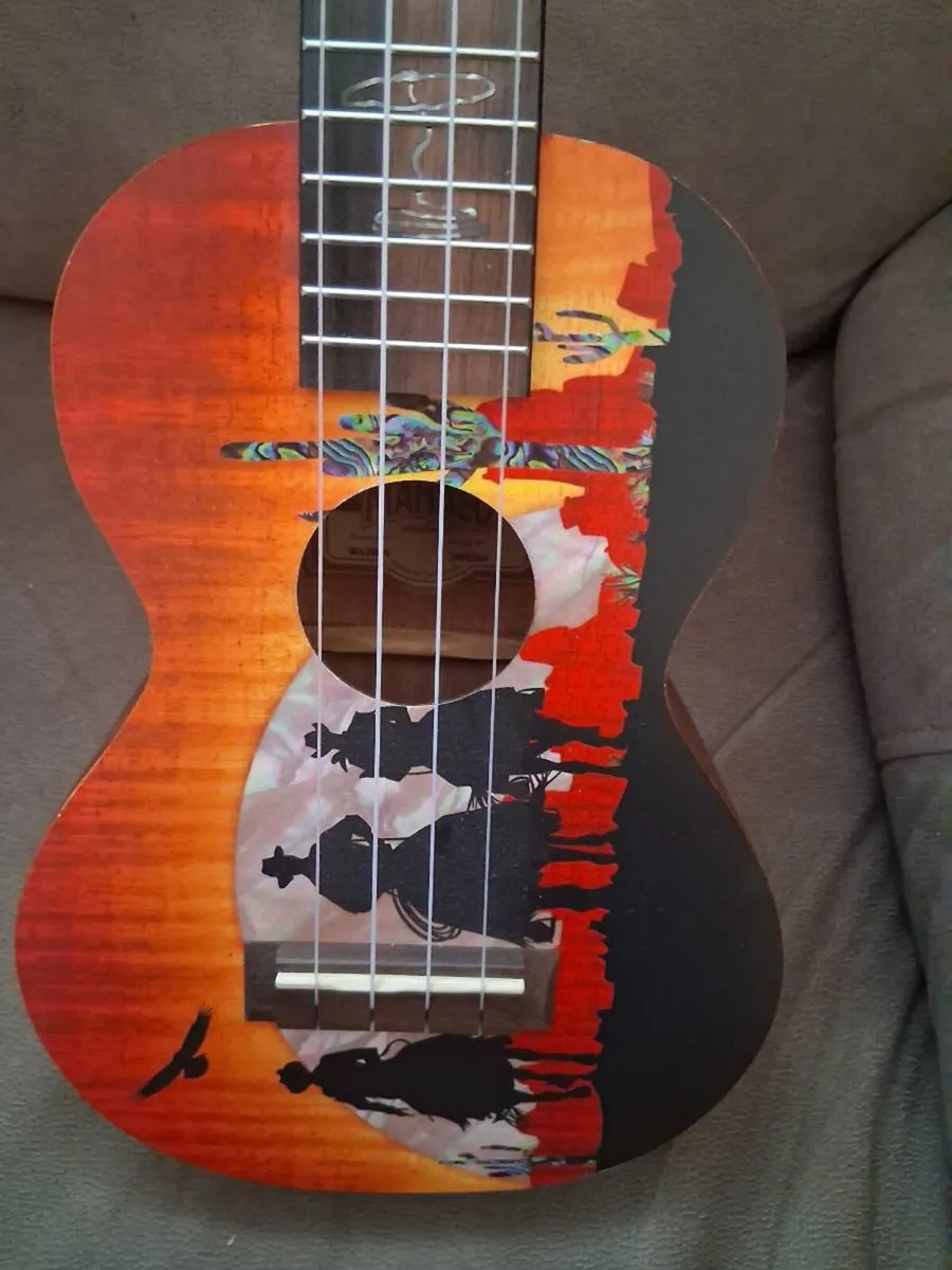 Mahalo wild west concert ukulele. - Image 3