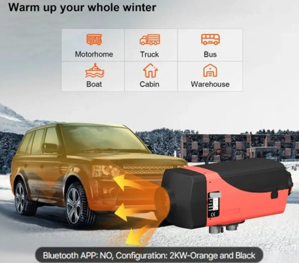 12V 2KW Diesel Air Heater Diesel heater Parking - Image 2