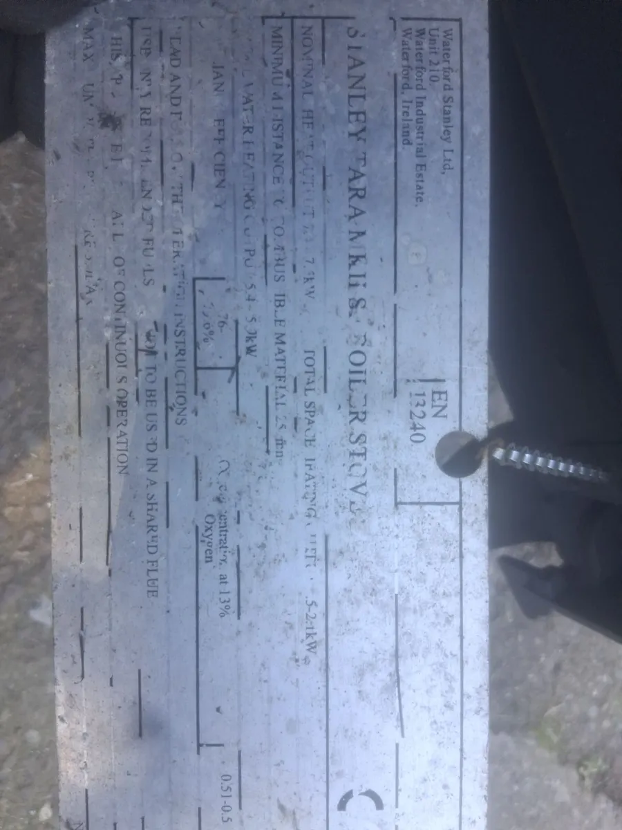 Stanley tara mkll sf Boiler stove - Image 3