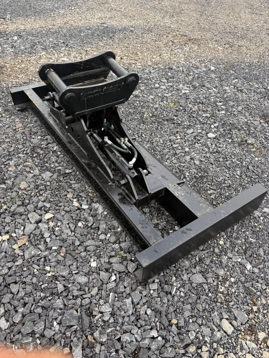 Unused Mc Cleary 7ft grading tilting beam 65mm pin - Image 3