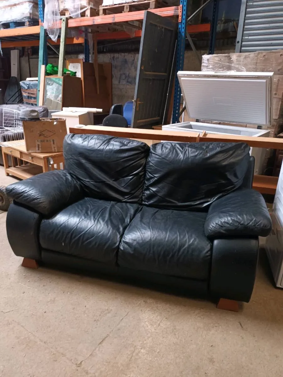 Leather Sofa - Image 1