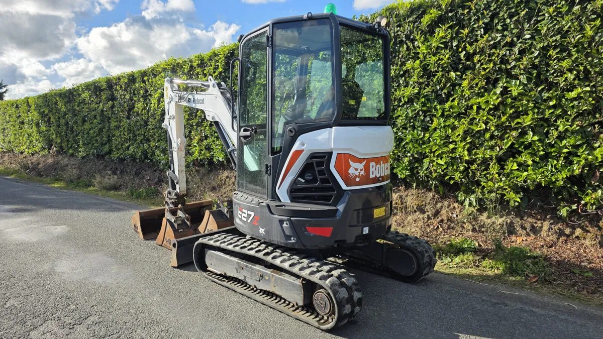 Bobcat E27Z Mini Excavator (E 27 Z) Digger - Image 3