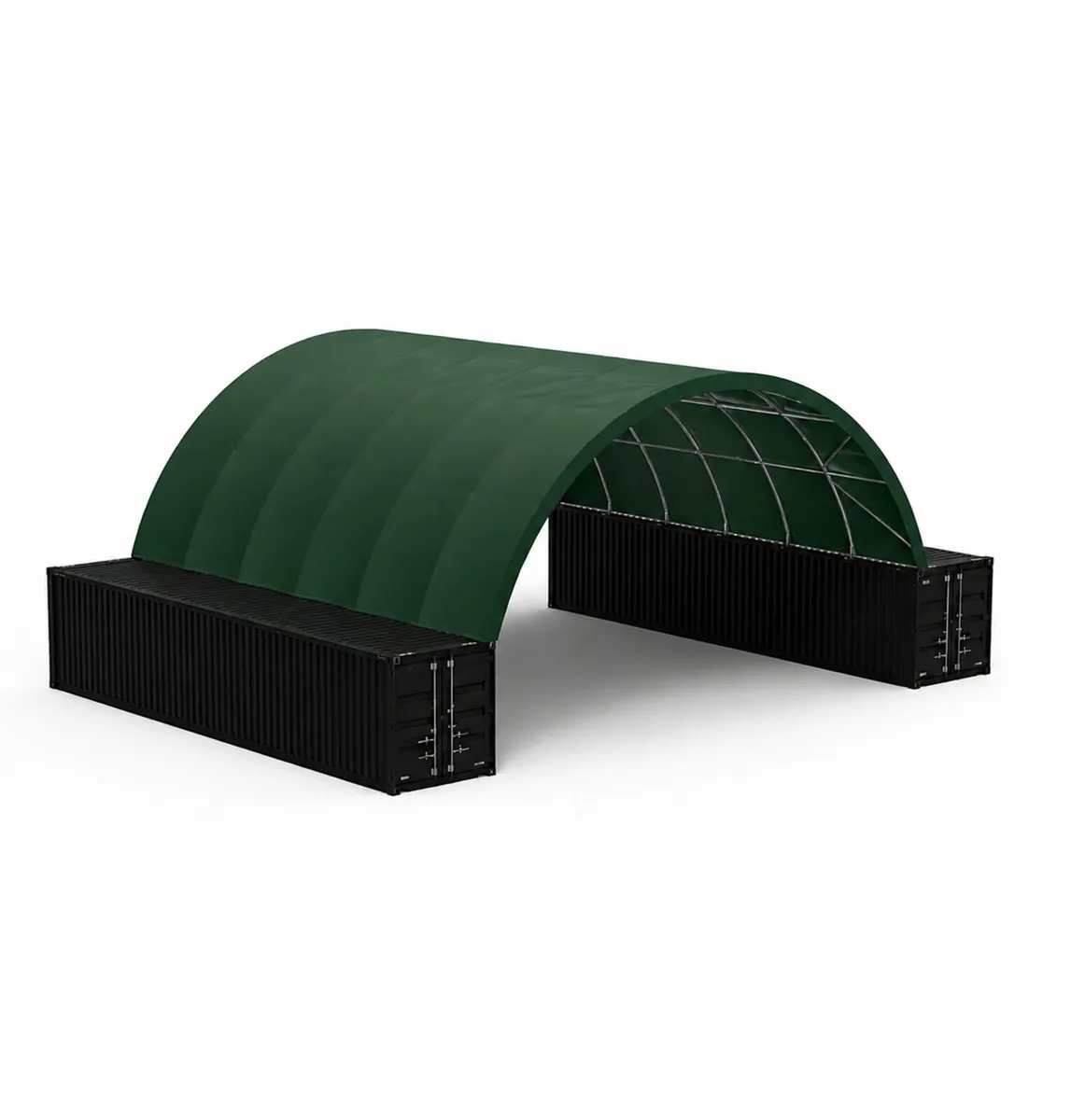 C4040E Container Shelter plus Rear Wall