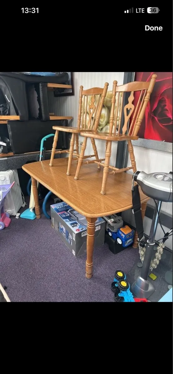 Kitchen Table + 4 Chairs - Image 2