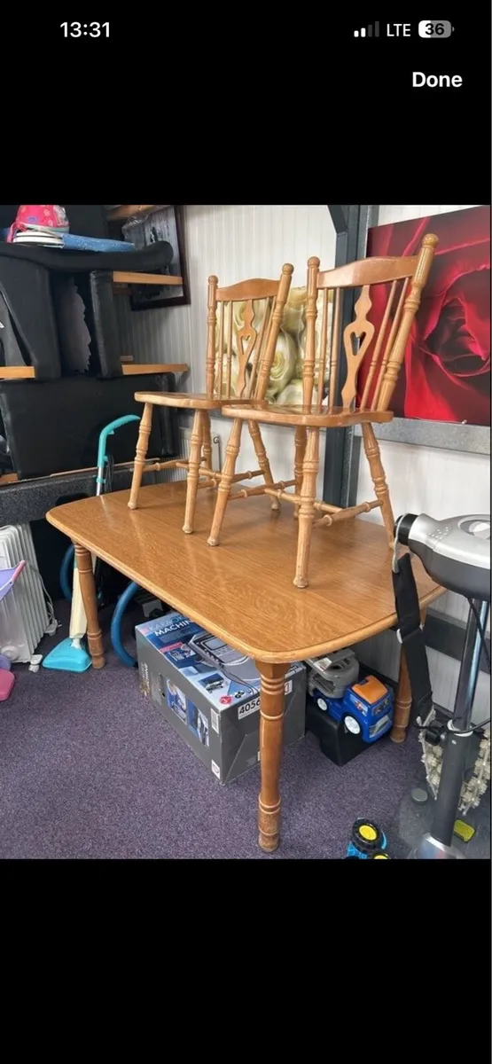 Kitchen Table + 4 Chairs - Image 3