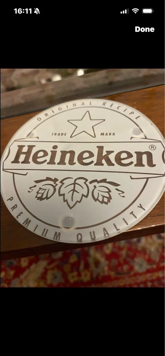 Heineken Glass Coasters Set - Image 2