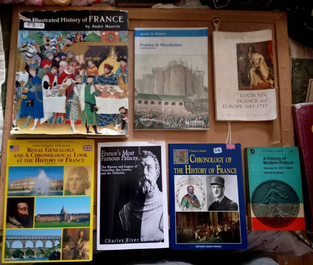 Seven France Themed Books