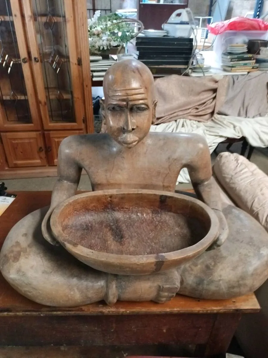 Large Carved Buddha - Image 1