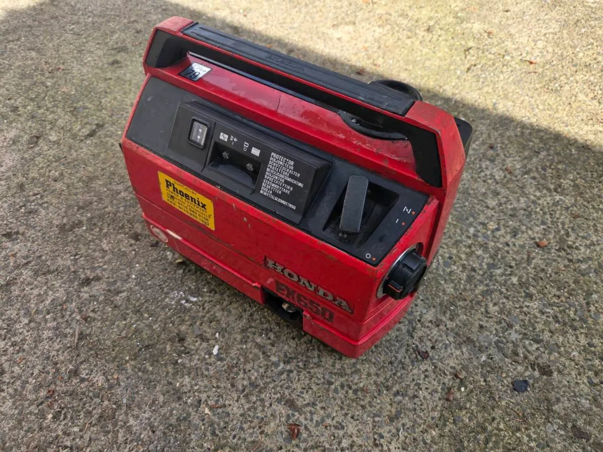 Honda ex650 suitcase generator - Image 1