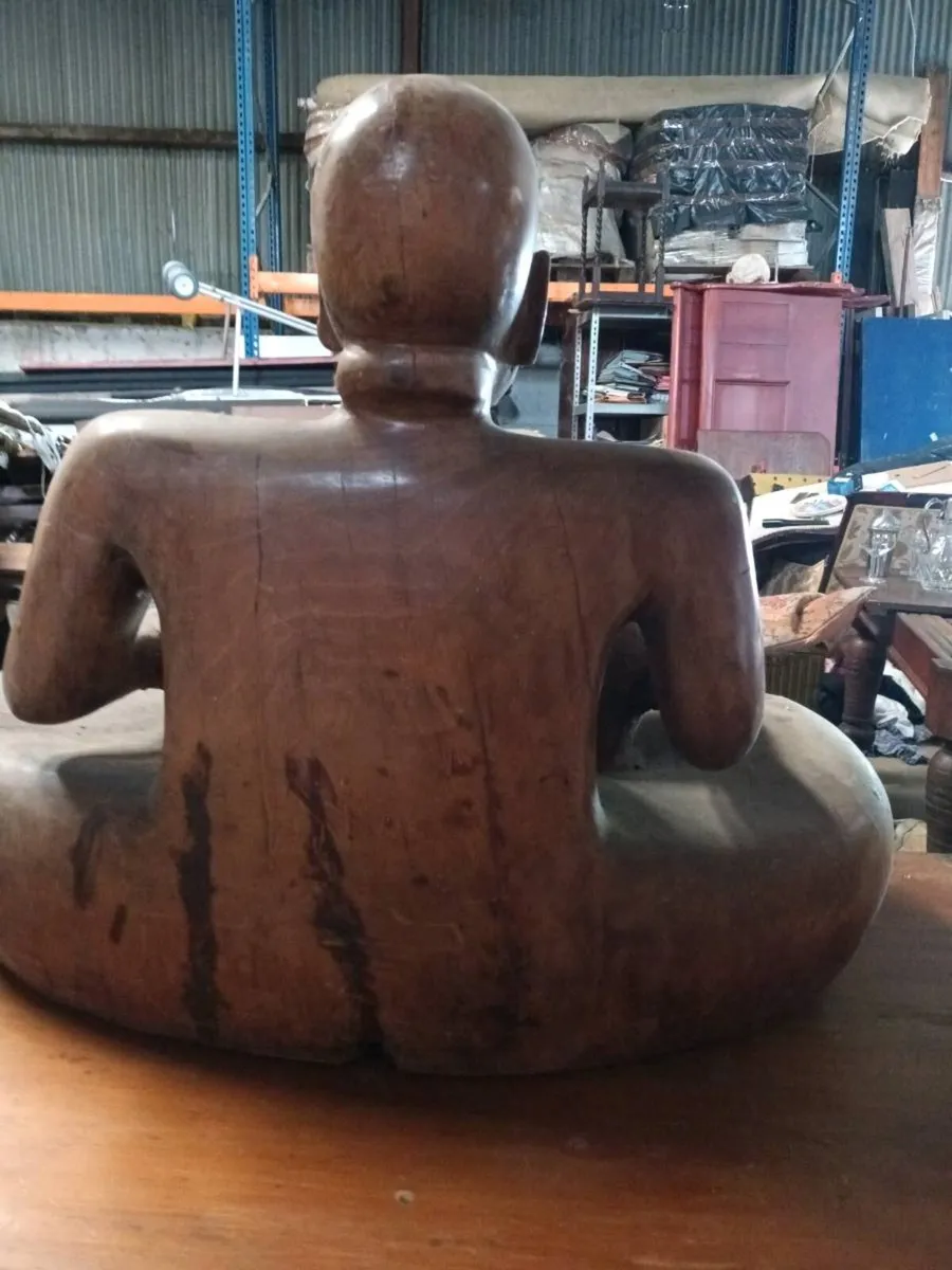 Large Carved Buddha - Image 2