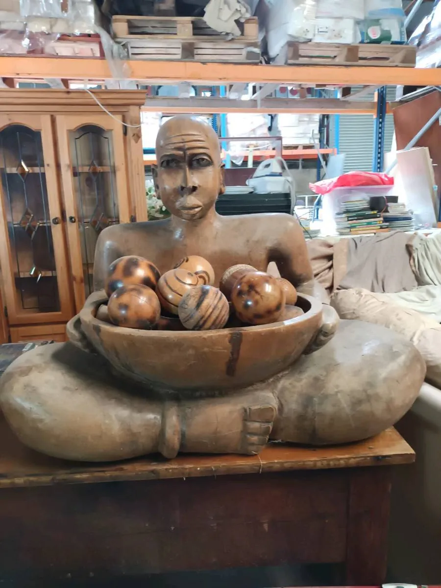 Large Carved Buddha - Image 3