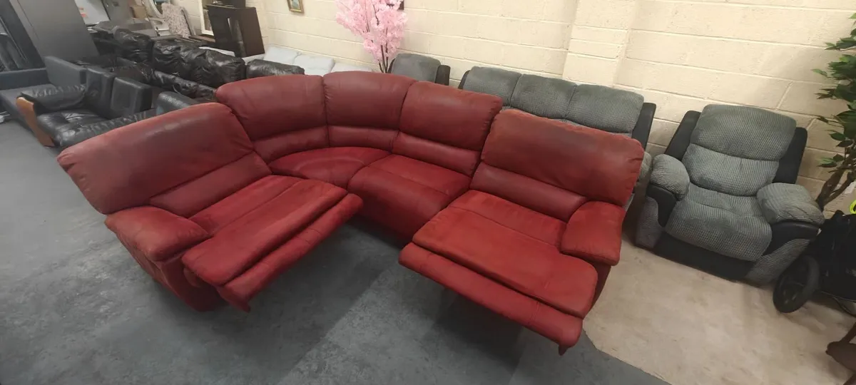 Manual Recliner Corner Couch - Image 4