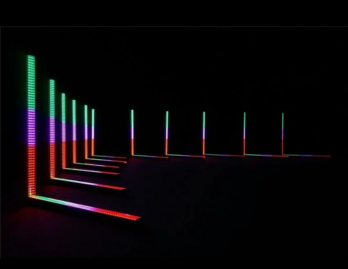 2 x Equinox SpectraPix RGB LED Battens and Bag Unused Mint - Image 2