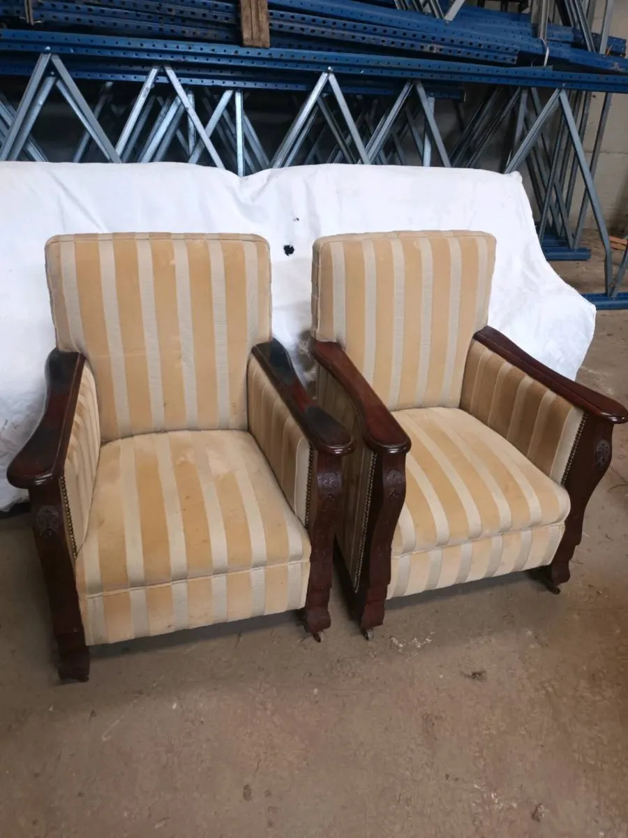 Pair Armchairs - Image 2